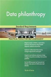 Data Philanthropy Standard Requirements