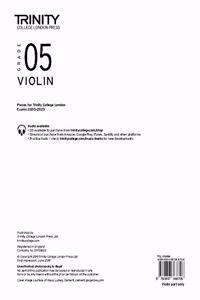 Trinity College London Violin Exam Pieces 2020-2023: Grade 5 (part only)