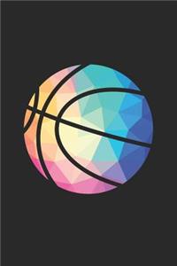 Low Poly Basketball Notebook - Basketball Training Journal - Gift for Basketball Player - Basketball Diary
