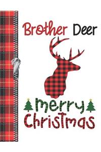 Brother Deer Merry Christmas