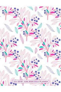 July 2019 - June 2020 Daily Planner