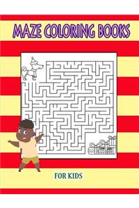 Maze Coloring Books for Kids