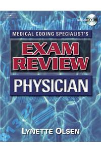 Medical Coding Specialist's Exam Review Physician (Book Only)