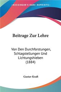 Beitrage Zur Lehre