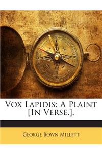 Vox Lapidis