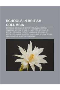 Schools in British Columbia