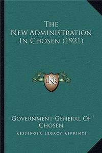 New Administration in Chosen (1921)