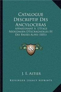 Catalogue Descriptif Des Ancyloceras
