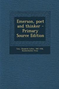 Emerson, Poet and Thinker