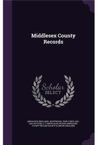 Middlesex County Records