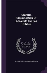 Uniform Classification Of Accounts For Gas Utilities