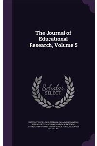 Journal of Educational Research, Volume 5