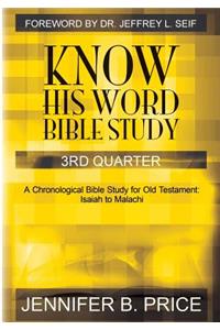 Know His Word Bible Study