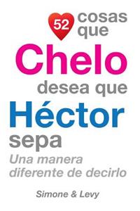 52 Cosas Que Chelo Desea Que Héctor Sepa: Una Manera Diferente de Decirlo