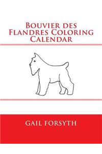 Bouvier des Flandres Coloring Calendar