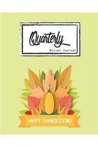 Bullet Journal: Dot Grid Line, Thanksgiving, Holiday and Celebrated Size 8