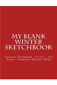 My Blank Winter Sketchbook
