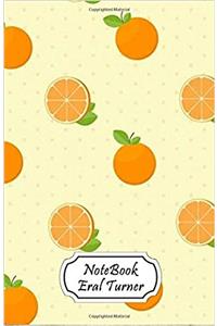 Notebook Journal Dot-grid Orange Pattern