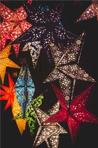 Colorful Glowing Star Ornaments Journal