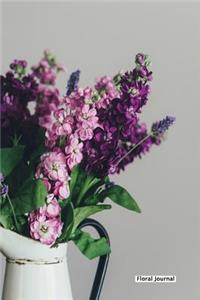 Floral Journal - Pink Purple Flowers