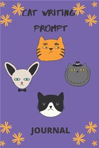 Cat Writing Prompt Journal