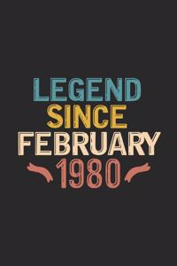 Legend Since February 1980