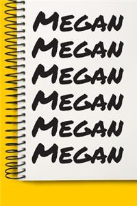 Name Megan A beautiful personalized
