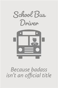 Because Badass Isn't An Official Title