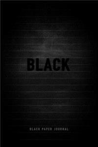 Black - Black Paper Journal