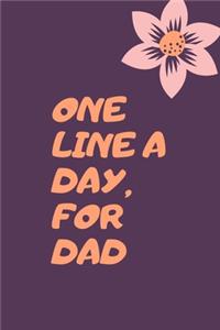 one line a day for dad