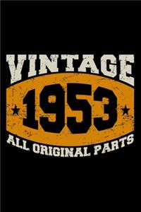 Vintage 1953 All Original Parts