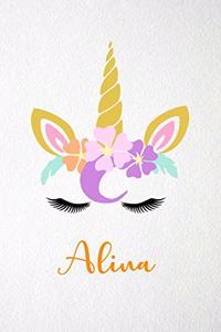 Alina A5 Lined Notebook 110 Pages