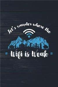 Let's Wander Where The Wifi Is Weak