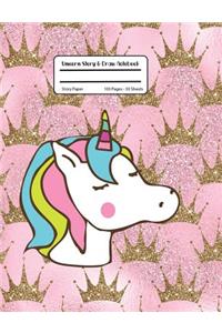 Unicorn Story & Draw Notebook