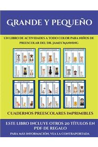Cuadernos preescolares imprimibles (Grande y pequeño)
