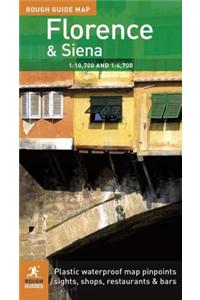 Rough Guide Map Florence & Siena