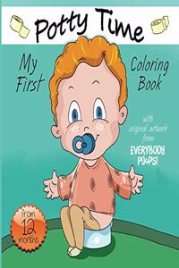 My First Potty Time Coloring Book