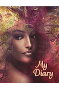 My Diary: 185 Lined Pages, Large Size Book 8 1/2 X 11