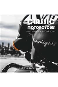 Classic Motorcycles Calendar 2018