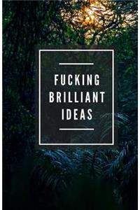 Fucking Brilliant Ideas (Notebook)