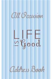 All Occasion Address Book - Blue