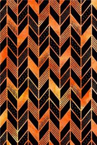 Journal Notebook Abstract Feather Pattern 2