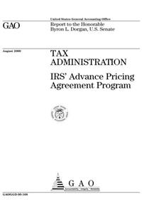 Tax Administration: IRS Advance Pricing Agreement Program
