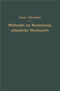 Methoden Zur Bestimmung Pflanzlicher Wuchsstoffe