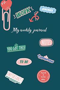 My weekly journal