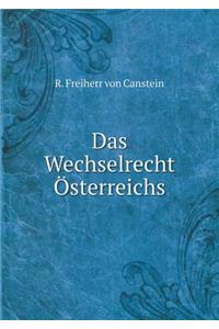 Das Wechselrecht Österreichs