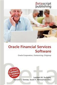 Oracle Financial Services Software