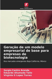 Geração de um modelo empresarial de base para empresas de biotecnologia