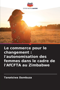 commerce pour le changement