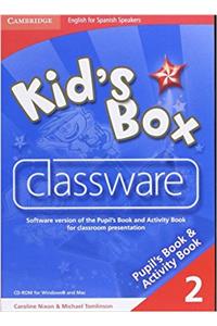 Kid's Box for Spanish Speakers Level 2 Classware Cd-roms